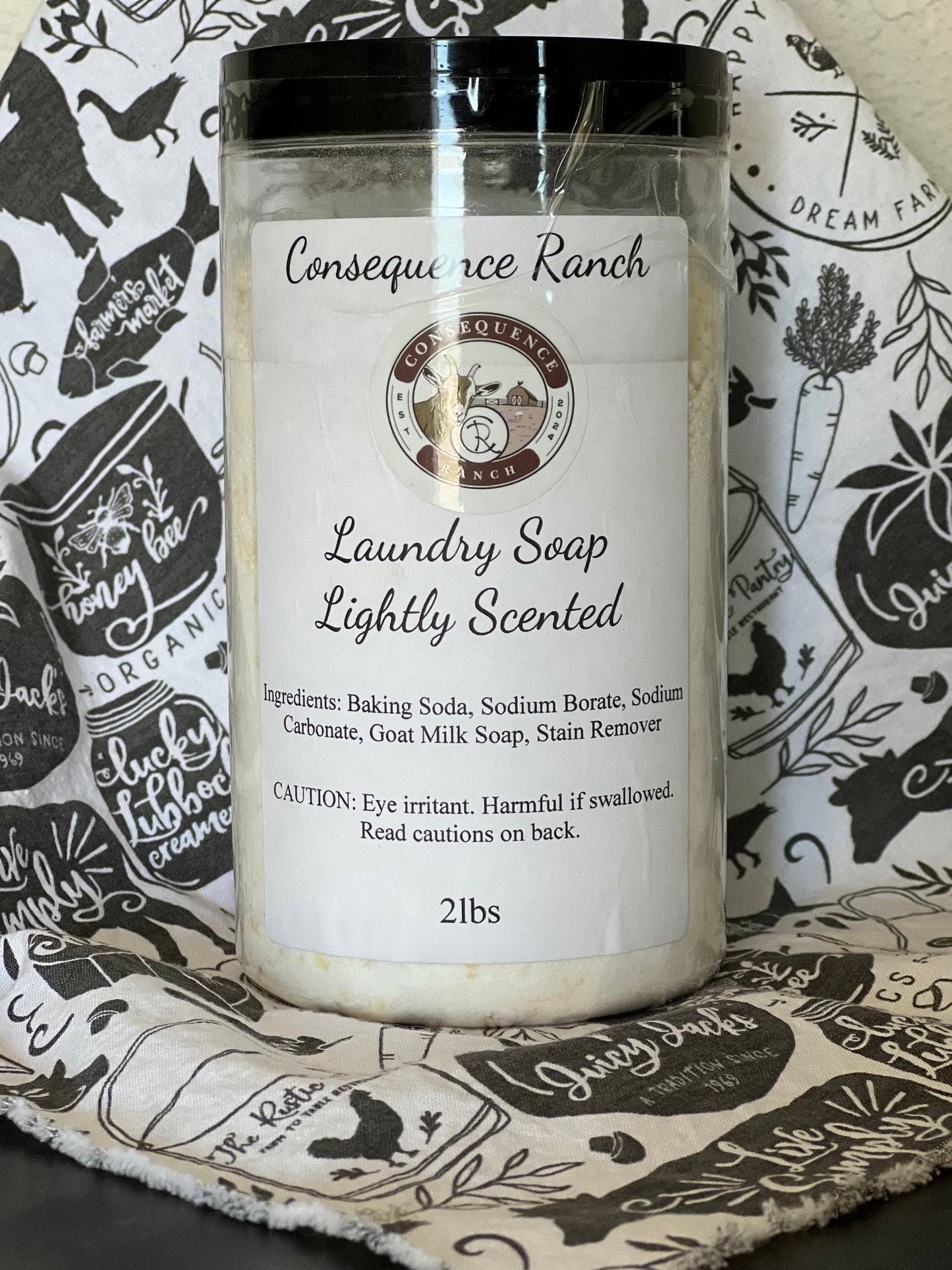 Goat Milk Laundry Soap Powder - Lightly Scented