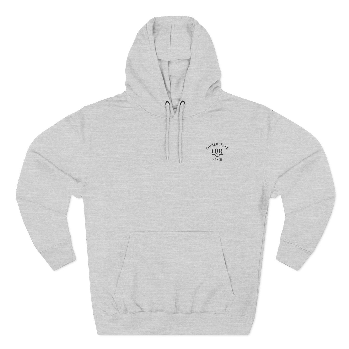 Three-Panel Fleece Hoodie