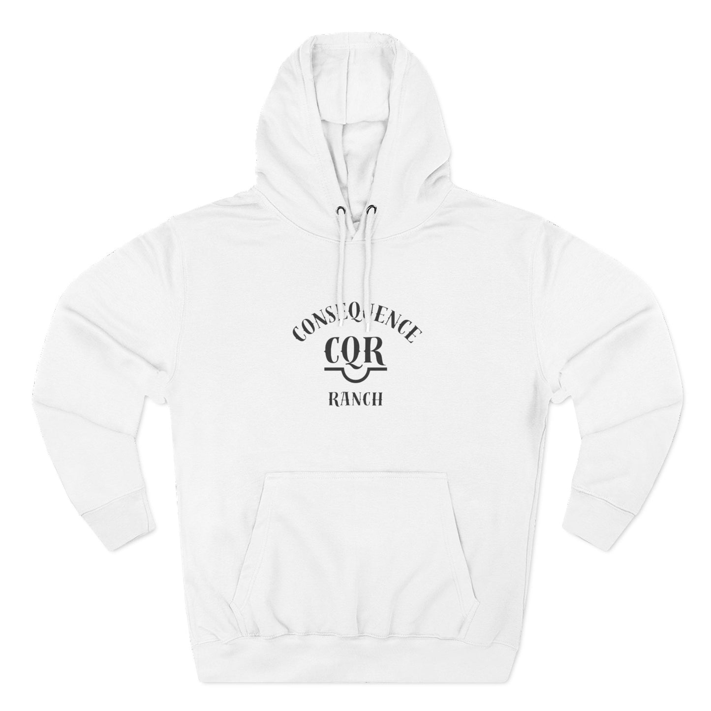 Three-Panel Fleece Hoodie