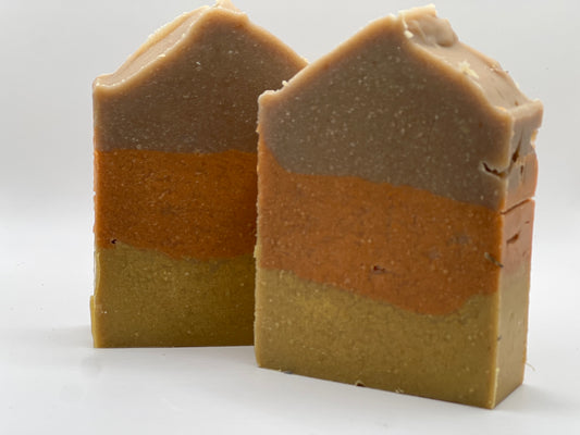 Candy Corn Goat Milk Soap