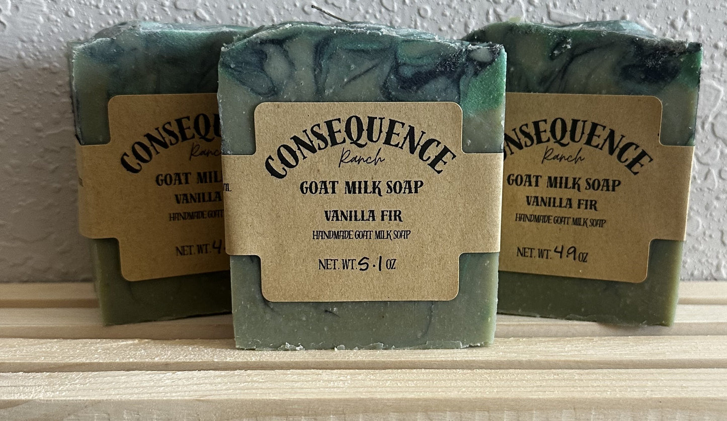 Goat Milk Soap- Vanilla Fir